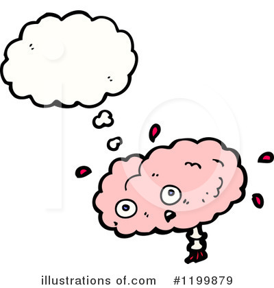 Royalty-Free (RF) Brain Clipart Illustration by lineartestpilot - Stock Sample #1199879