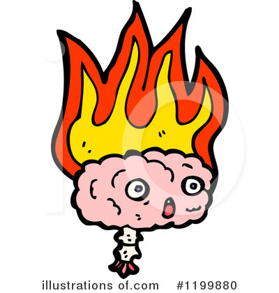 Royalty-Free (RF) Brain Clipart Illustration by lineartestpilot - Stock Sample #1199880