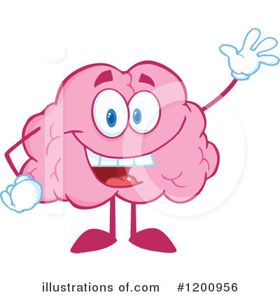 Royalty-Free (RF) Brain Clipart Illustration by Hit Toon - Stock Sample #1200956