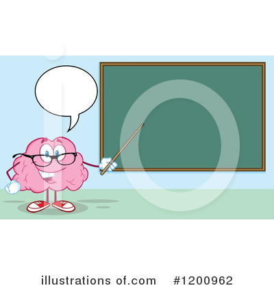 Royalty-Free (RF) Brain Clipart Illustration by Hit Toon - Stock Sample #1200962