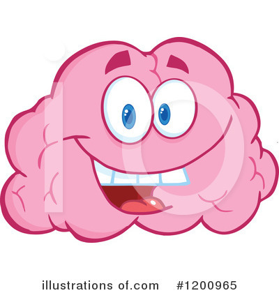 Royalty-Free (RF) Brain Clipart Illustration by Hit Toon - Stock Sample #1200965