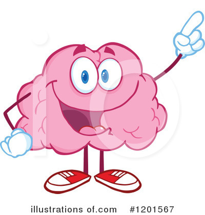 Royalty-Free (RF) Brain Clipart Illustration by Hit Toon - Stock Sample #1201567