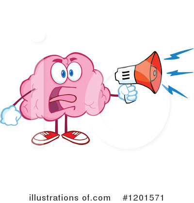 Royalty-Free (RF) Brain Clipart Illustration by Hit Toon - Stock Sample #1201571