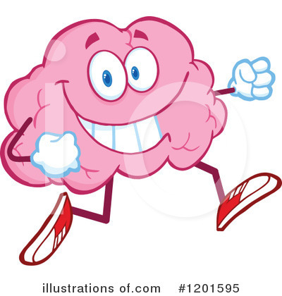 Royalty-Free (RF) Brain Clipart Illustration by Hit Toon - Stock Sample #1201595