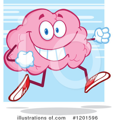 Royalty-Free (RF) Brain Clipart Illustration by Hit Toon - Stock Sample #1201596