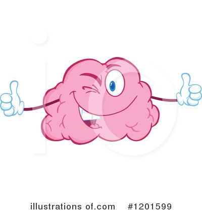 Royalty-Free (RF) Brain Clipart Illustration by Hit Toon - Stock Sample #1201599