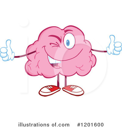 Royalty-Free (RF) Brain Clipart Illustration by Hit Toon - Stock Sample #1201600