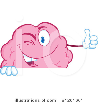 Royalty-Free (RF) Brain Clipart Illustration by Hit Toon - Stock Sample #1201601