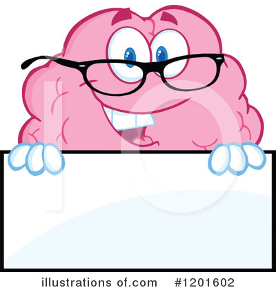Royalty-Free (RF) Brain Clipart Illustration by Hit Toon - Stock Sample #1201602