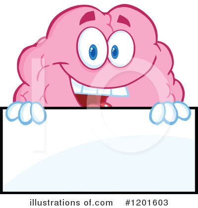 Royalty-Free (RF) Brain Clipart Illustration by Hit Toon - Stock Sample #1201603