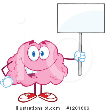 Royalty-Free (RF) Brain Clipart Illustration by Hit Toon - Stock Sample #1201606
