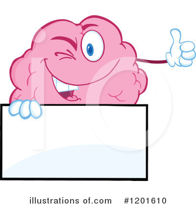 Royalty-Free (RF) Brain Clipart Illustration by Hit Toon - Stock Sample #1201610