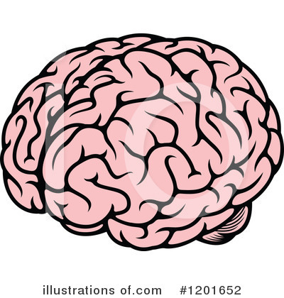 Royalty-Free (RF) Brain Clipart Illustration by Vector Tradition SM - Stock Sample #1201652