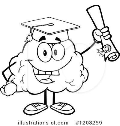 Royalty-Free (RF) Brain Clipart Illustration by Hit Toon - Stock Sample #1203259