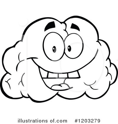 Royalty-Free (RF) Brain Clipart Illustration by Hit Toon - Stock Sample #1203279