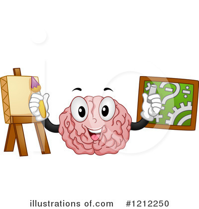 Royalty-Free (RF) Brain Clipart Illustration by BNP Design Studio - Stock Sample #1212250