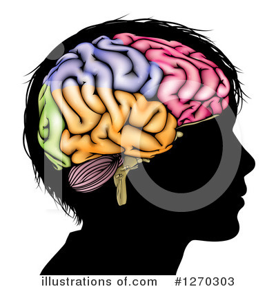 Royalty-Free (RF) Brain Clipart Illustration by AtStockIllustration - Stock Sample #1270303