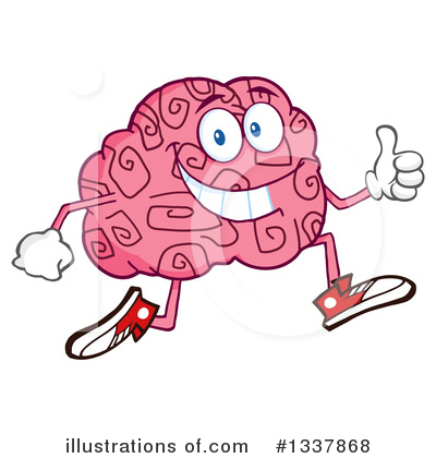 Royalty-Free (RF) Brain Clipart Illustration by Hit Toon - Stock Sample #1337868