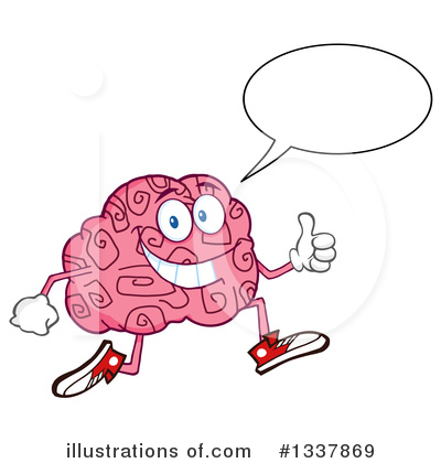 Royalty-Free (RF) Brain Clipart Illustration by Hit Toon - Stock Sample #1337869