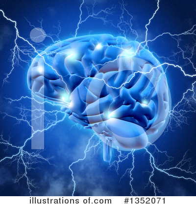 Royalty-Free (RF) Brain Clipart Illustration by KJ Pargeter - Stock Sample #1352071