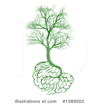 Brain Tree Clipart #1389022 by AtStockIllustration