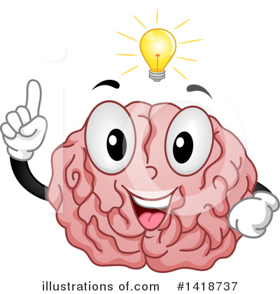 Royalty-Free (RF) Brain Clipart Illustration by BNP Design Studio - Stock Sample #1418737