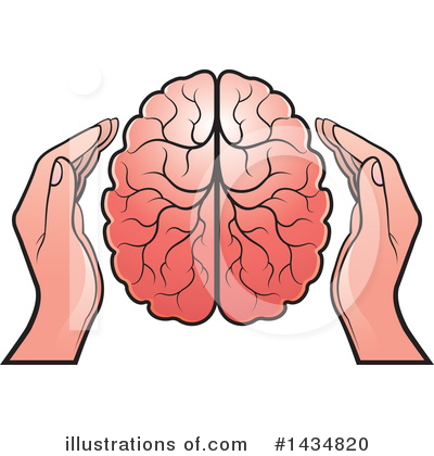 Royalty-Free (RF) Brain Clipart Illustration by Lal Perera - Stock Sample #1434820