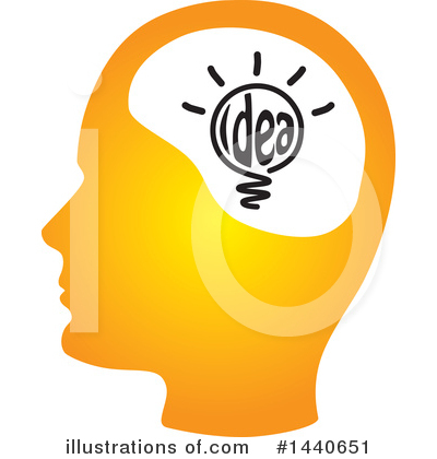 Royalty-Free (RF) Brain Clipart Illustration by ColorMagic - Stock Sample #1440651