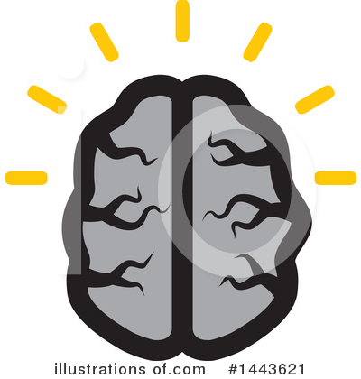 Royalty-Free (RF) Brain Clipart Illustration by ColorMagic - Stock Sample #1443621