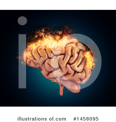 Royalty-Free (RF) Brain Clipart Illustration by KJ Pargeter - Stock Sample #1458095