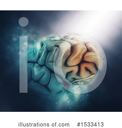 Royalty-Free (RF) Brain Clipart Illustration by KJ Pargeter - Stock Sample #1533413