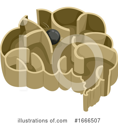Royalty-Free (RF) Brain Clipart Illustration by BNP Design Studio - Stock Sample #1666507