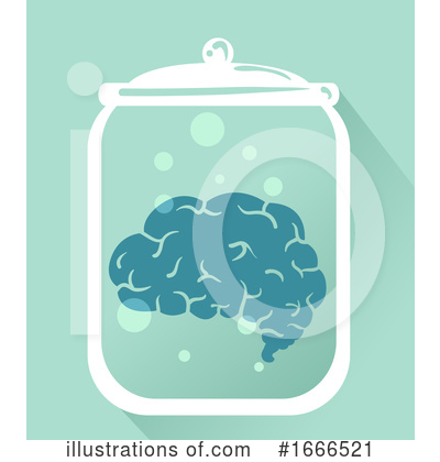 Royalty-Free (RF) Brain Clipart Illustration by BNP Design Studio - Stock Sample #1666521