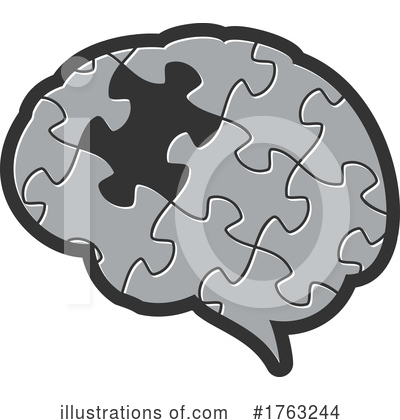 Royalty-Free (RF) Brain Clipart Illustration by Vector Tradition SM - Stock Sample #1763244