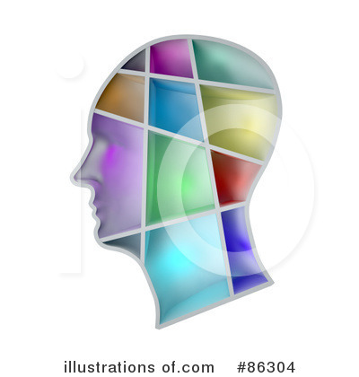 Royalty-Free (RF) Brain Clipart Illustration by Mopic - Stock Sample #86304