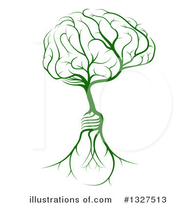 Royalty-Free (RF) Brain Tree Clipart Illustration by AtStockIllustration - Stock Sample #1327513