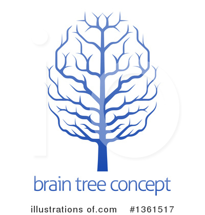 Royalty-Free (RF) Brain Tree Clipart Illustration by AtStockIllustration - Stock Sample #1361517