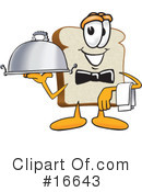 Bread Character Clipart #16643 by Mascot Junction