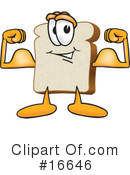 Bread Character Clipart #16646 by Mascot Junction