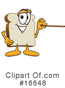 Bread Character Clipart #16648 by Mascot Junction