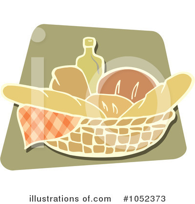 Royalty-Free (RF) Bread Clipart Illustration by Any Vector - Stock Sample #1052373
