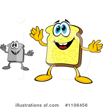 Royalty-Free (RF) Bread Clipart Illustration by Vector Tradition SM - Stock Sample #1106456