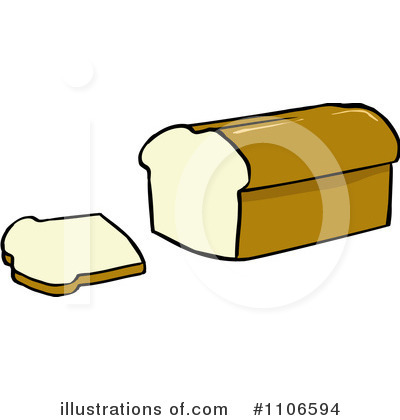 Royalty-Free (RF) Bread Clipart Illustration by Cartoon Solutions - Stock Sample #1106594