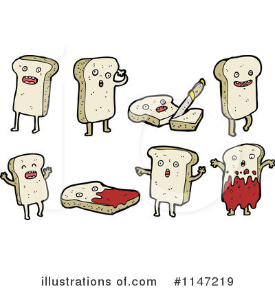 Royalty-Free (RF) Bread Clipart Illustration by lineartestpilot - Stock Sample #1147219