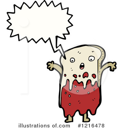 Royalty-Free (RF) Bread Clipart Illustration by lineartestpilot - Stock Sample #1216478