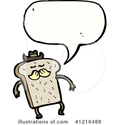 Royalty-Free (RF) Bread Clipart Illustration by lineartestpilot - Stock Sample #1216488