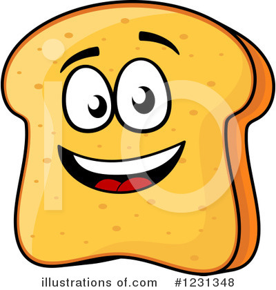 Toast Clipart #1231348 by Vector Tradition SM