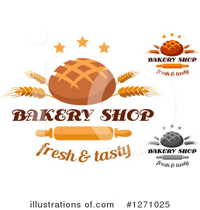 Royalty-Free (RF) Bread Clipart Illustration by Vector Tradition SM - Stock Sample #1271025