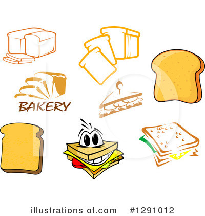 Royalty-Free (RF) Bread Clipart Illustration by Vector Tradition SM - Stock Sample #1291012