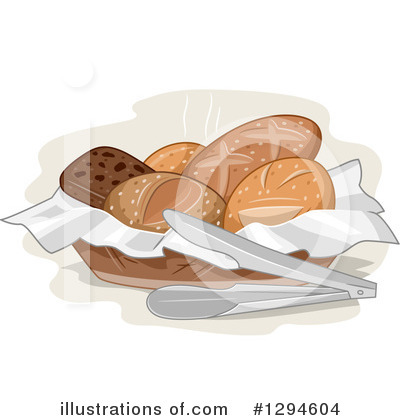 Royalty-Free (RF) Bread Clipart Illustration by BNP Design Studio - Stock Sample #1294604